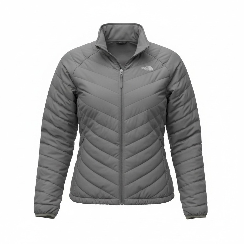 The North Face 650  Fill Power Black Quilted Down Women's Puffer Jacket L